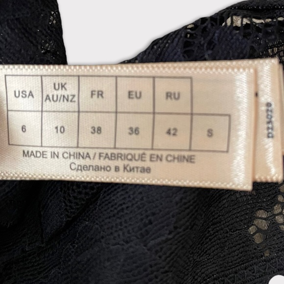 Dita Von Tesse Cora G-String D23020 Black Sexy Intimate Lingerie Size 6 NWT - Picture 11 of 14